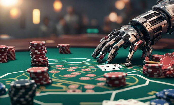 A Robot Playing Poker